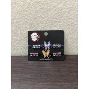 Demon Slayer: Kimetsu No Yaiba Shinobu & Kanao Best Friend Cord Bracelet Set